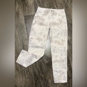 Like-New NYDJ Ankle USA Alisha TIE Dye JEANS Cropped